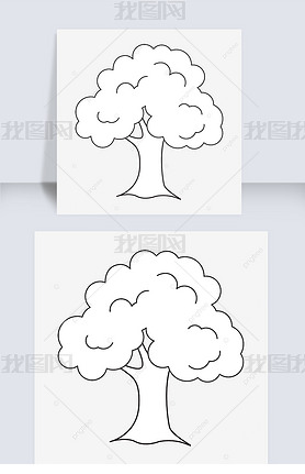 ڰʸ tree clipart black and white