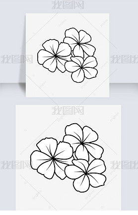 Сٻflower clipart black and white