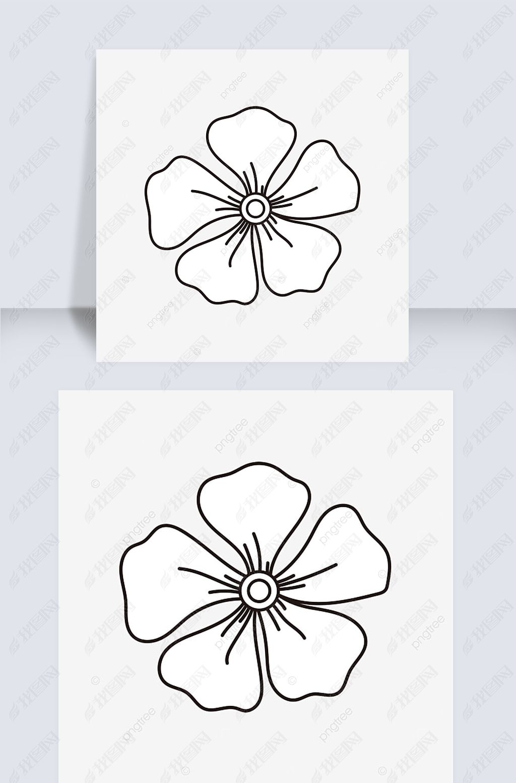 껨ڰ׼flower clipart black and white