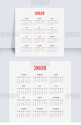 2021 calendar ţŰ