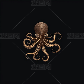 OctopusԼ־ ڵ׽ɫ˫ɫƽ