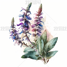 ˮʷ׵ϸڸͼSalvia miltiorrhiza Bunge