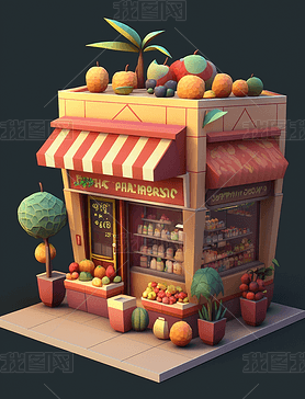 йˮɫͷ׳ϸˮչʾ Fruit Shop in China