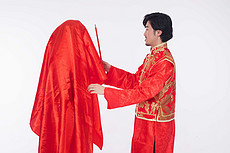 婚纱盖头_婚纱盖头纱照