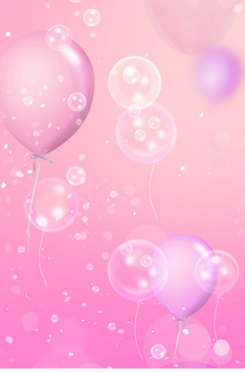 简约粉色泡泡通用背景素材