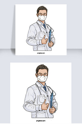 英俊的男医生喜欢行动