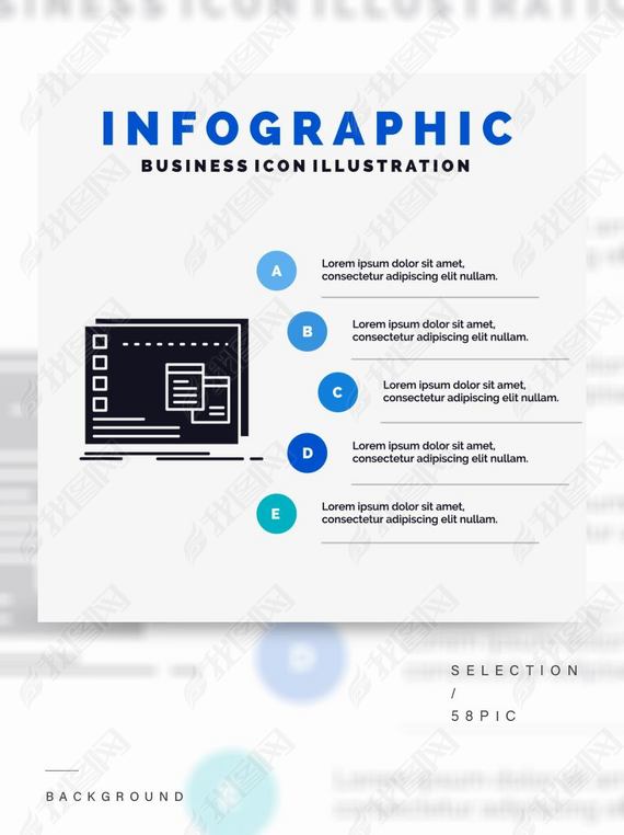 MacϢͼģ-ɫinfographicʽ