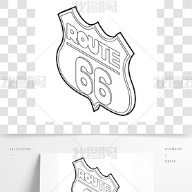 Route66ͼ-66Ź·Ⱦ3d