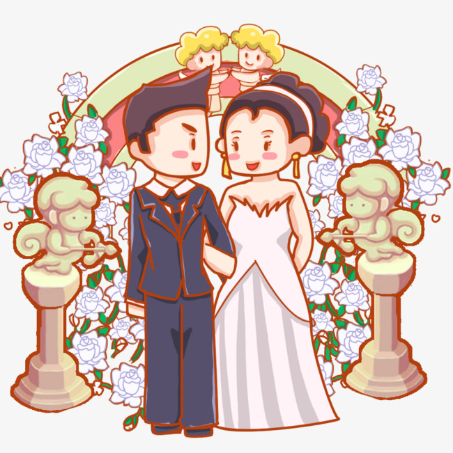可爱婚纱照卡通图片_可爱卡通军人婚纱照(2)