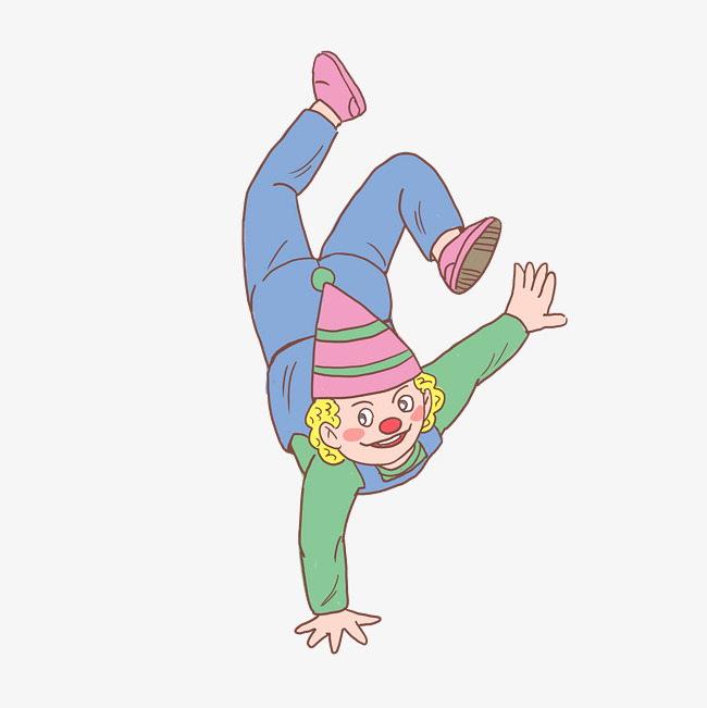 小丑单手倒立猜成语_单手倒立图片