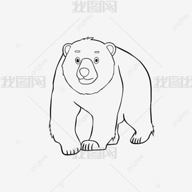 bear clipart black and white ֻͯ濨ͨ