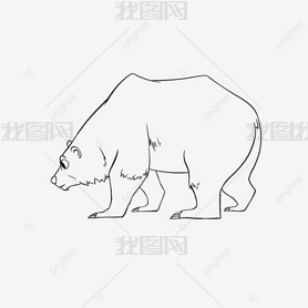 bear clipart black and white ߸ߵСܲӰ