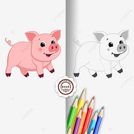 pig clipart black and white ڰ׾ɐiͿɫ
