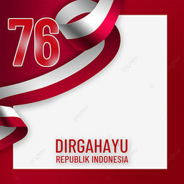 dirgahayu republik indonesia twibbon square border