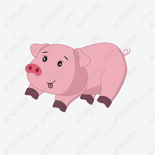 ɰͨɫСʸԪ pig clipart