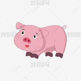 ЦСɰͨɫʸԪ pig clipart