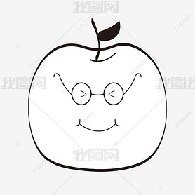 apple clipart black and white ɰڰƻ