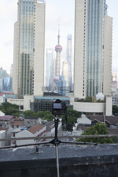 上海东方明珠高楼大厦摄影图