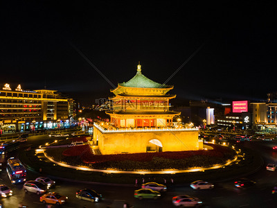 西安鼓楼夜景