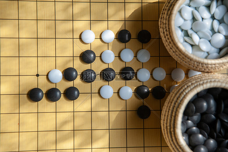 中国国粹围棋棋盘对弈高清摄影图免抠元素