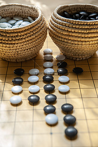 中国国粹围棋棋盘对弈高清摄影图免抠元素