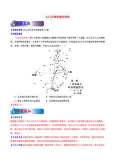 地理人口迁移答题模板_高中地理答题模板
