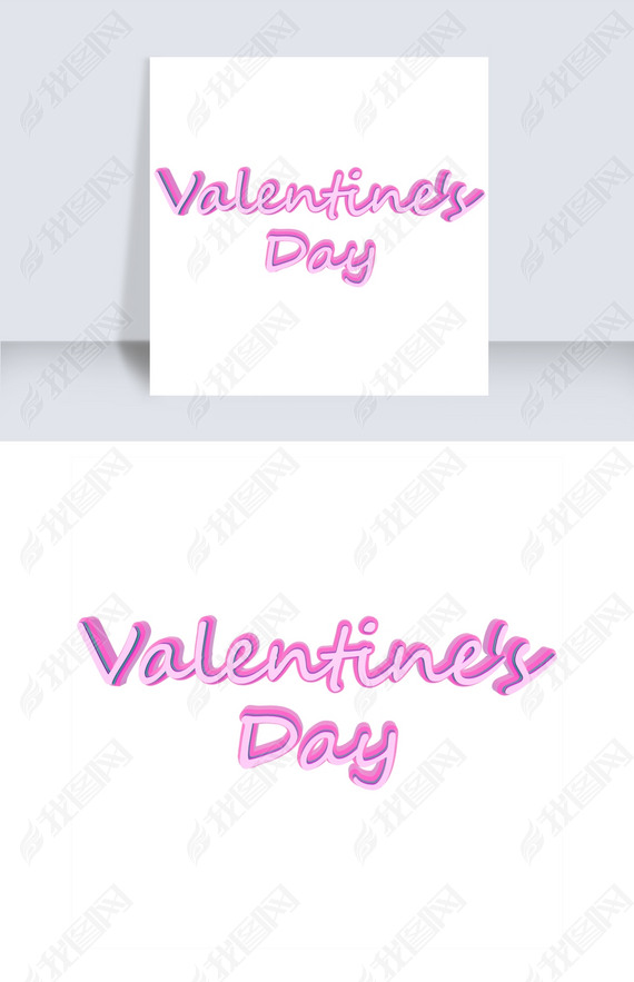 ˽Valentine's DayӢķɫC4D