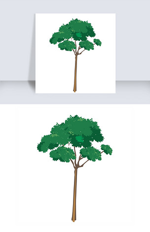 绿色的小树免抠图