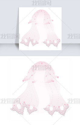婚纱头纱素材_婚纱头纱(3)