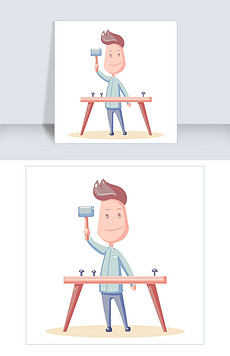 锤子弯的打钉子猜成语_一个弯锤子钉钉子图片