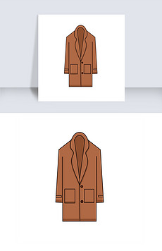 风衣服装画_服装款式图风衣