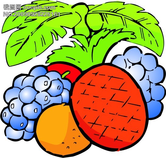 水果菠萝葡萄图片设计素材_高清AI模板下载(0