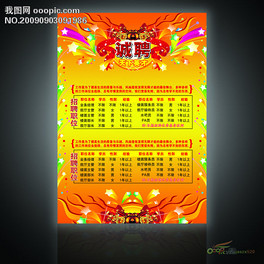招聘贴_招聘招贴图片(3)