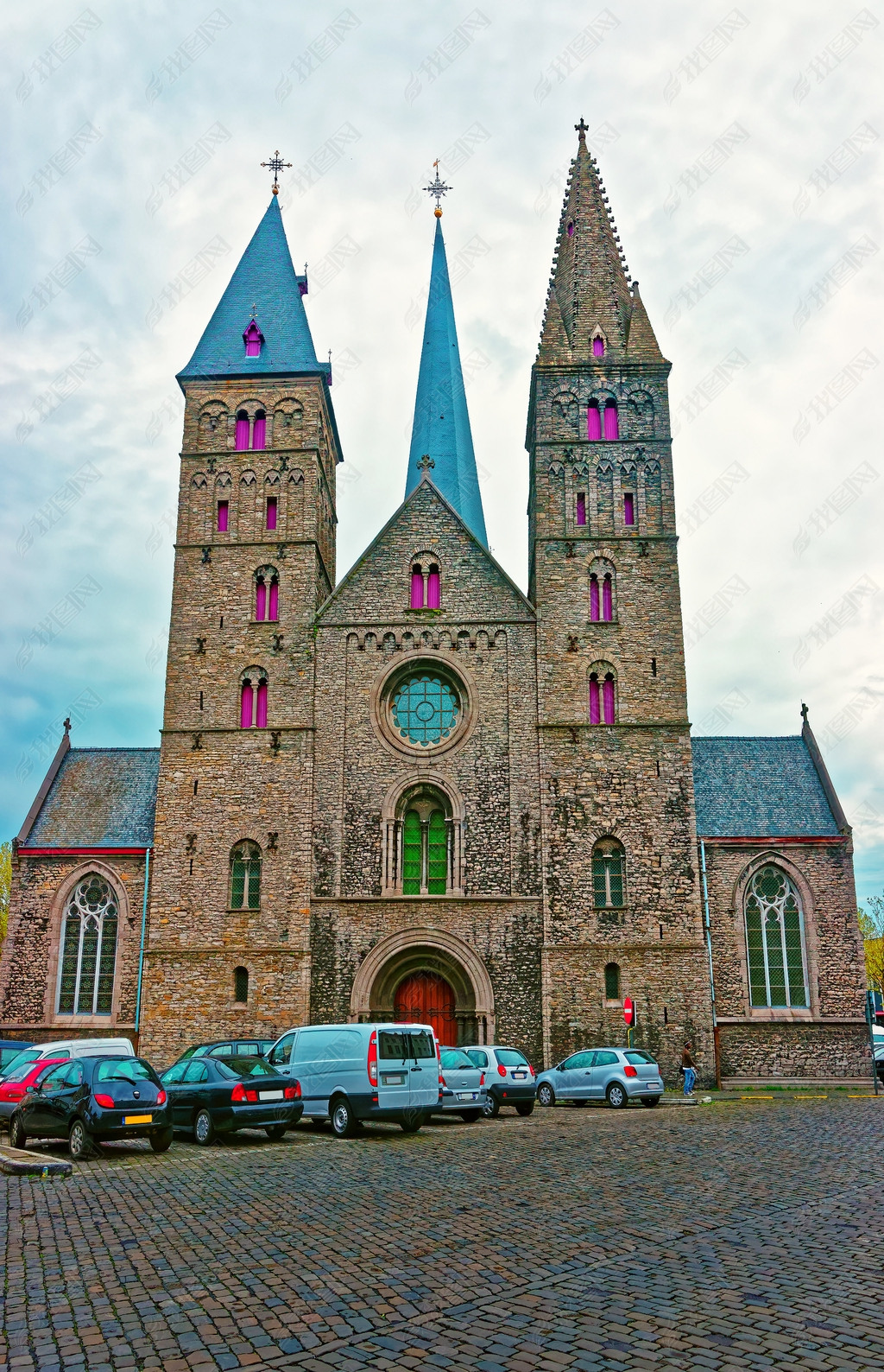 St James Church in Sint Jacobskerk square in Ghent 
