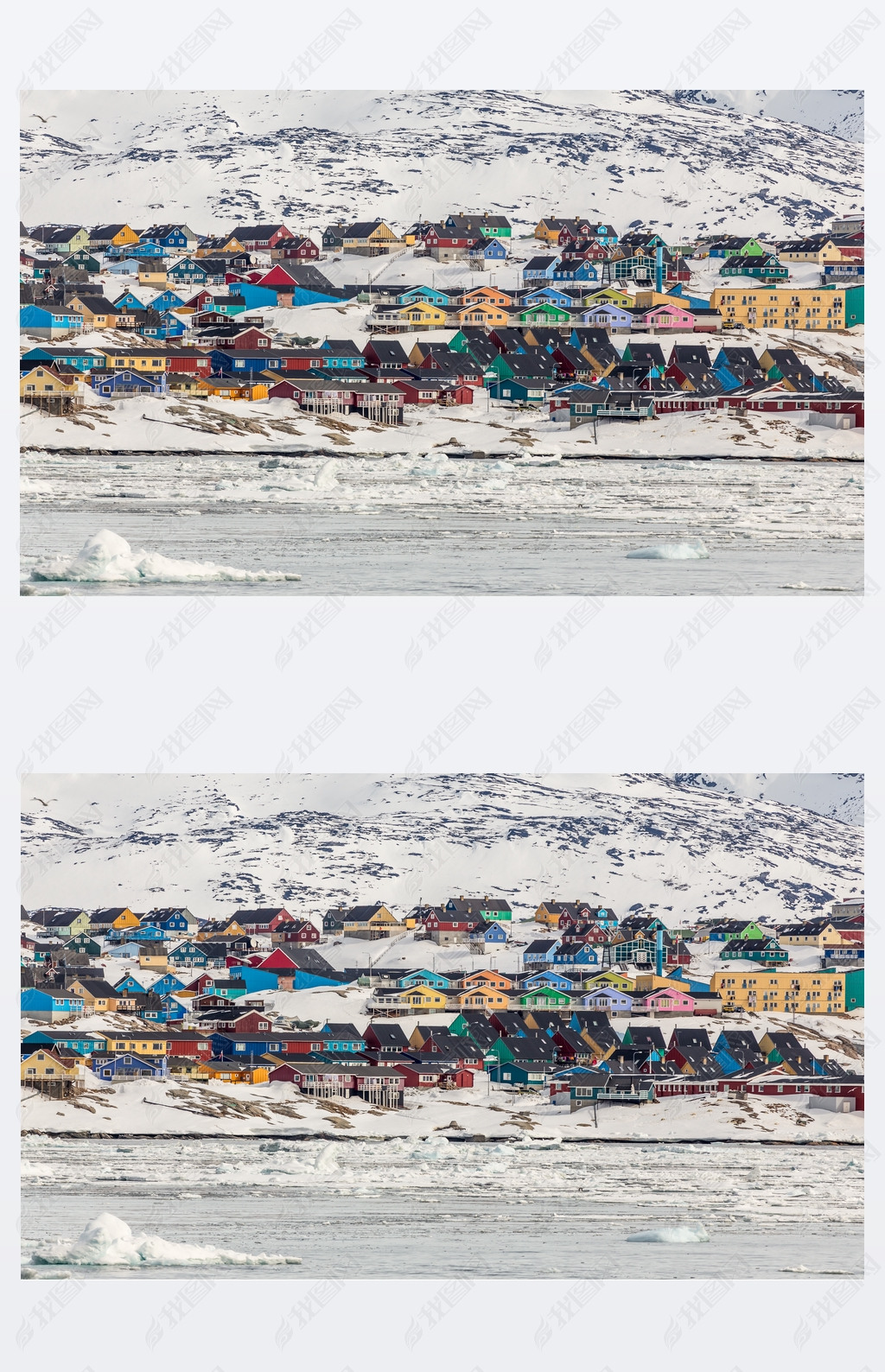 Colorful houses in Ilulissat