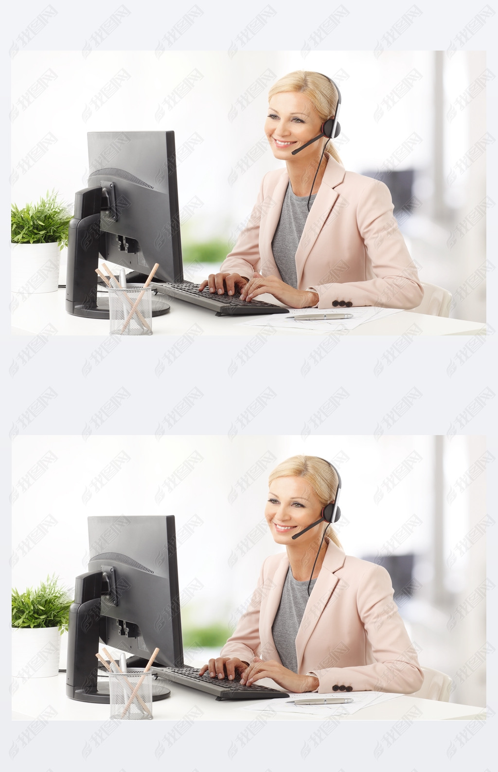 business customer service woman iling