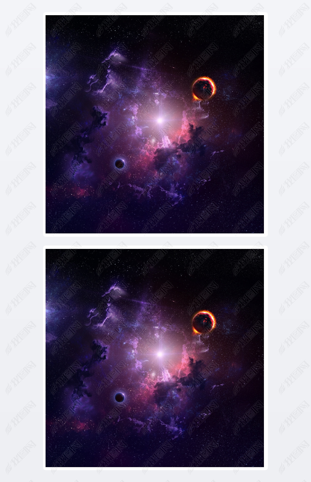 Starfield Stardust and nebula space art galaxy creative background