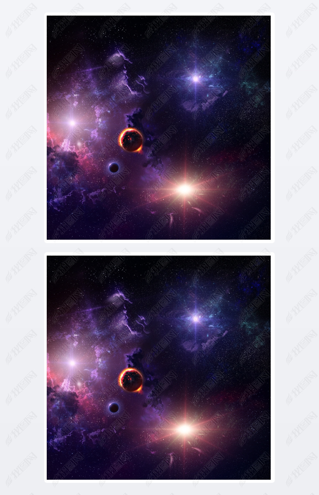 Starfield Stardust and nebula space art galaxy creative background