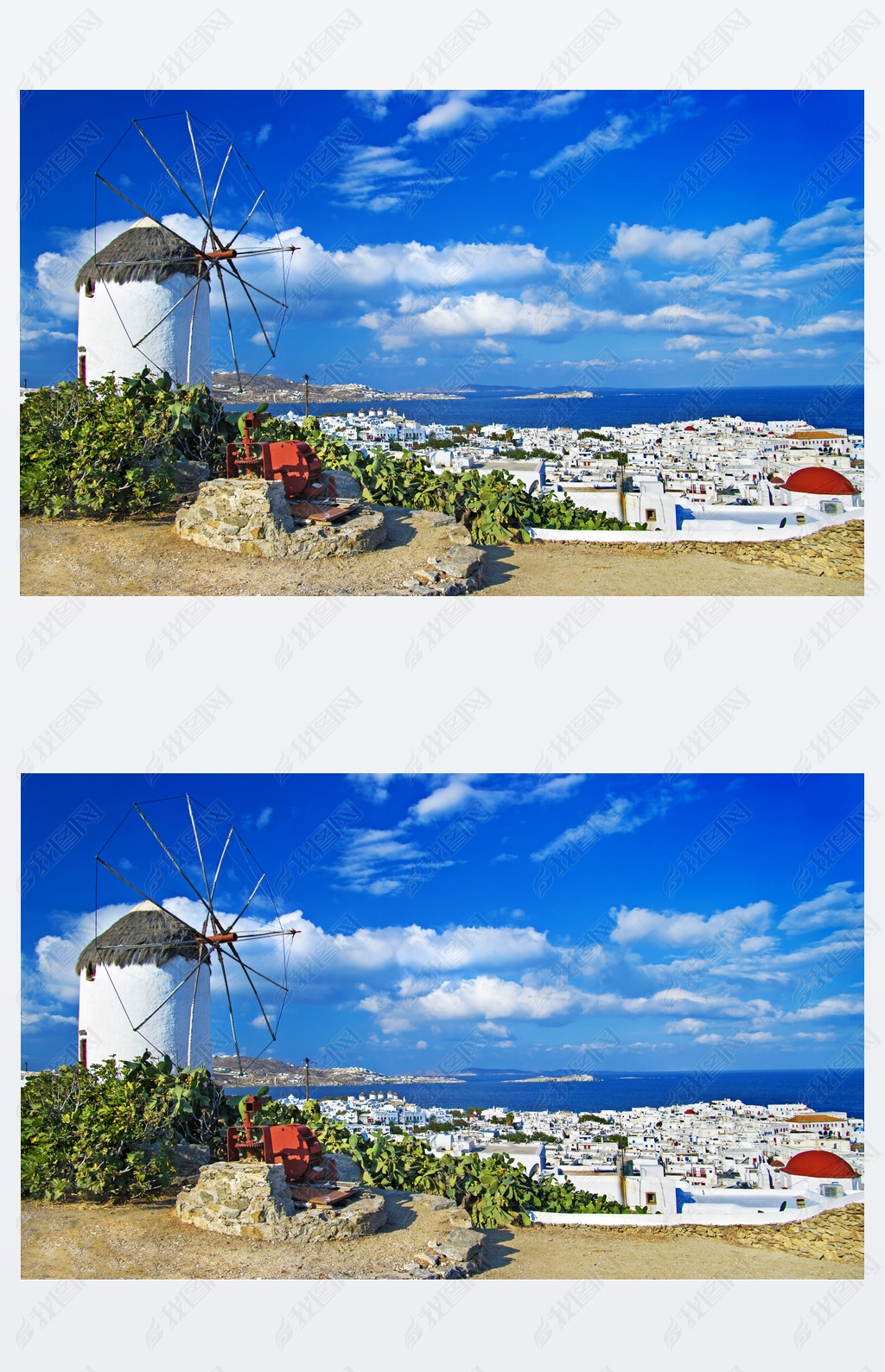 Sunny beautiful Mykonos - amazing greek islands series