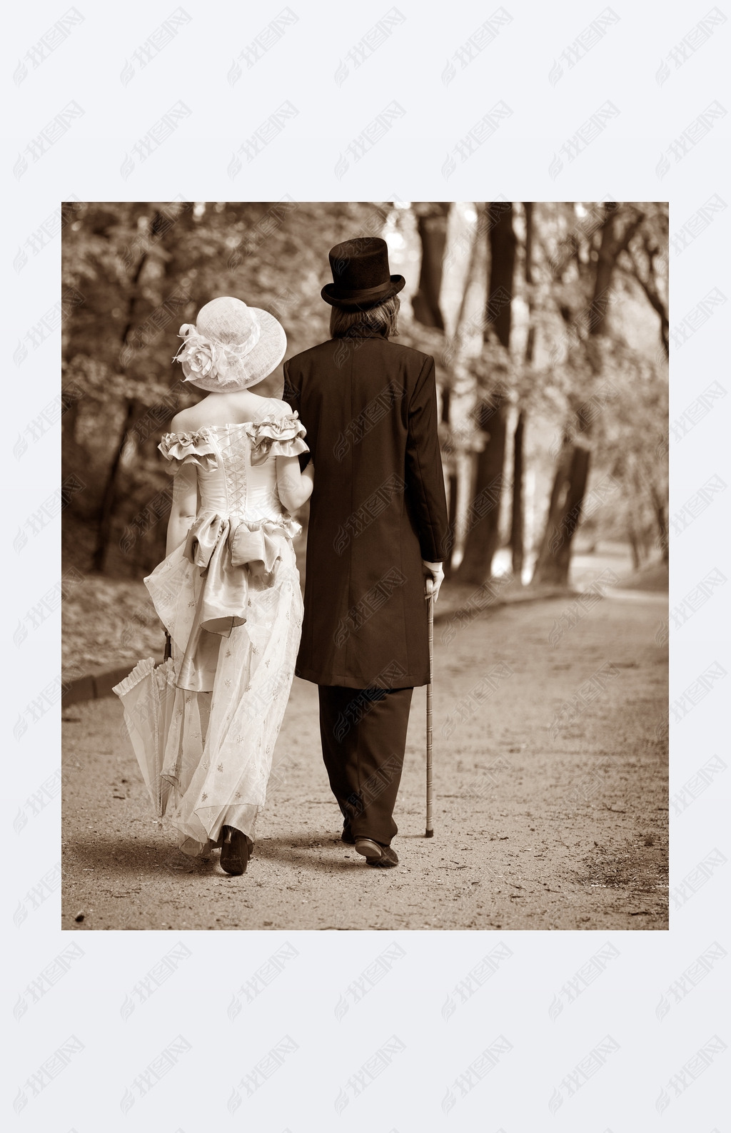 原创绅士与淑女版权可商用