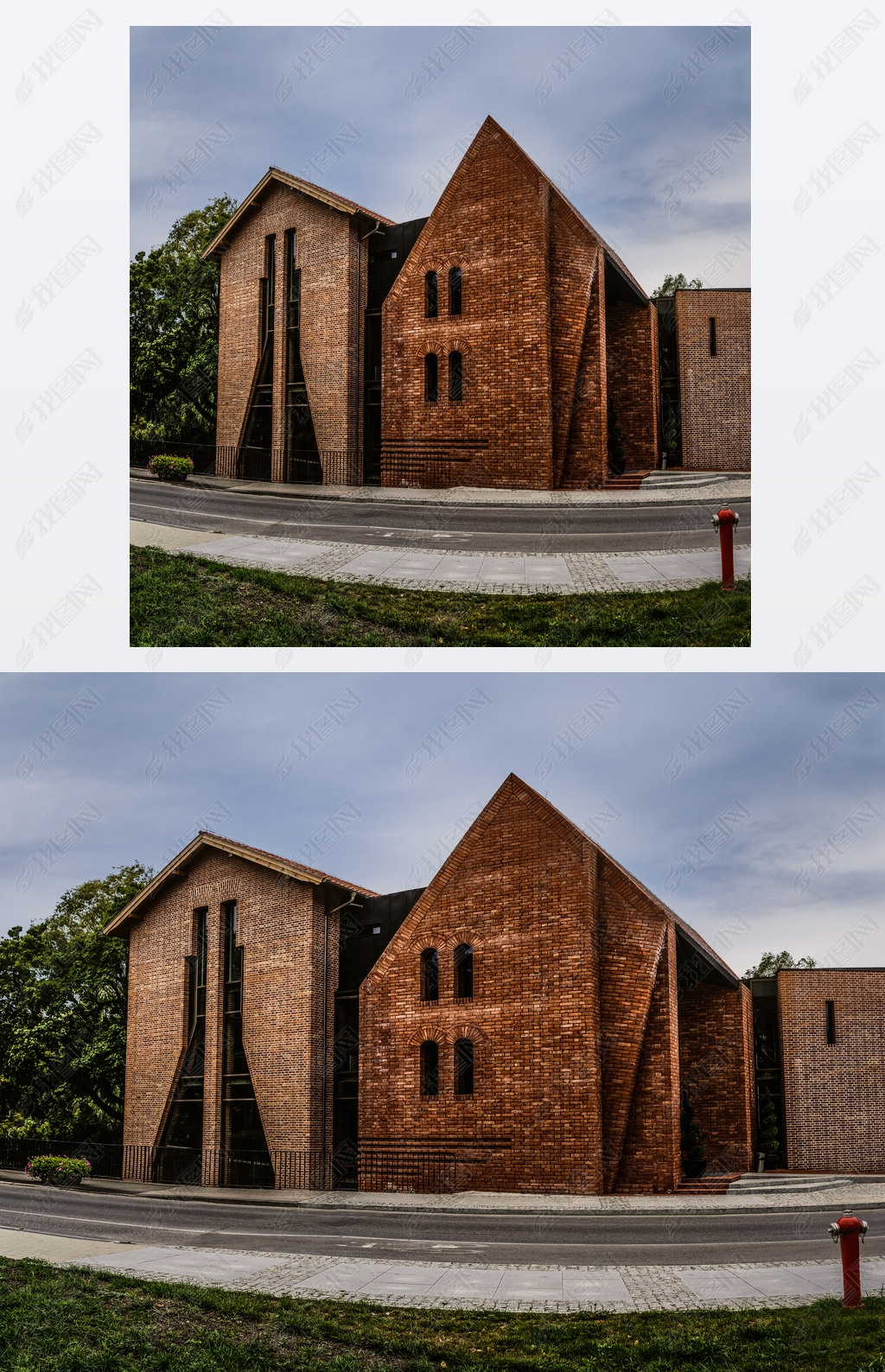 Brewery Castle Mill - bailey, castle in Olsztyn, Poland