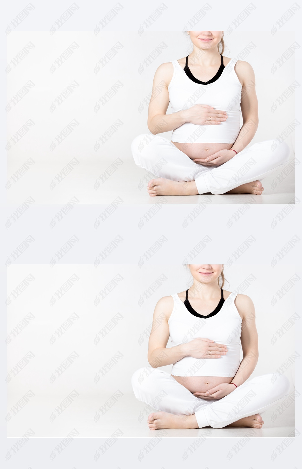 Prenatal Yoga, cross-legged position