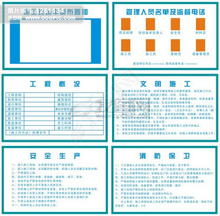 标准化工地五牌一图