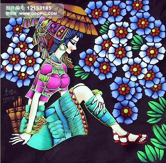 少数民族装饰画