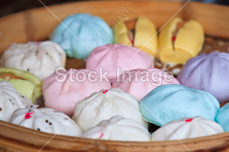 Variety of Dim Sum, Chinese Food