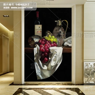 油画葡萄高清专题模板-油画葡萄高清图片素材下载-我图网