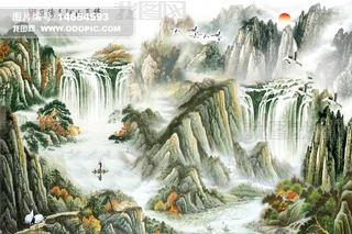 高山流水圖 高山流水图片专题模板-高山流水图片图片素材下载-我图网