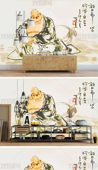 布袋和尚专题模板-布袋和尚图片素材下载-我图网