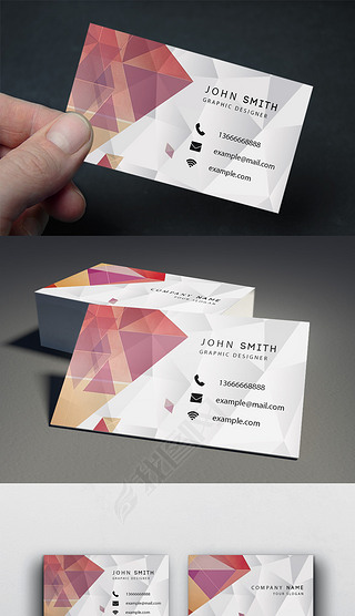 个性时尚名片模板设计下载