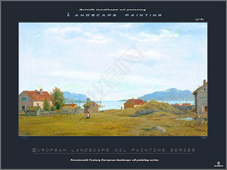 欧洲油画风景欧式山水画(83)